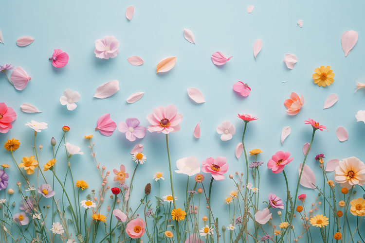 Soft Floral Background Wallpaper
