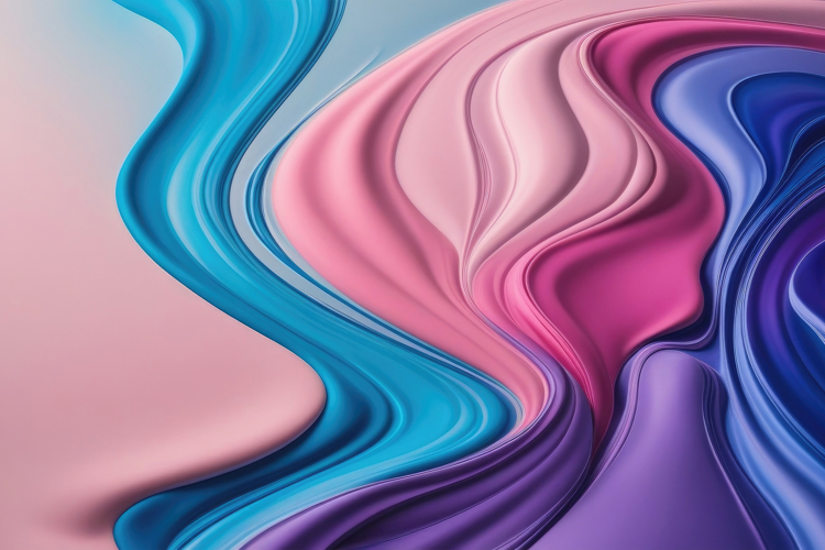Abstract Multicolor Liquid Background Wallpaper