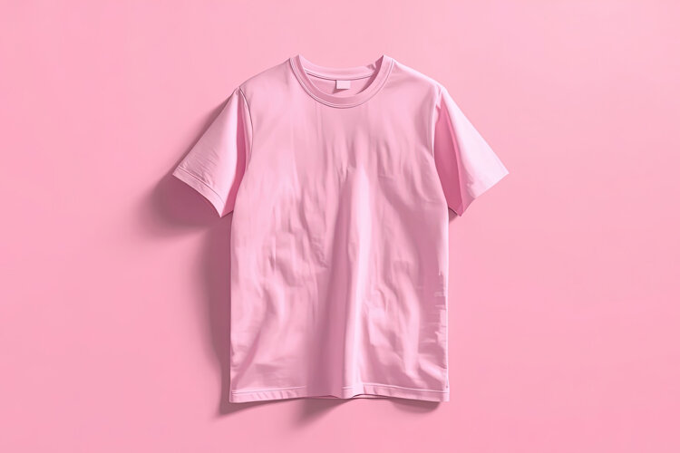 Pink Tshirt Mockup example image 1