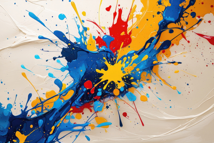 Colorful Paint Background Wallpaper