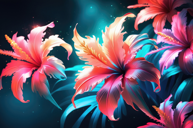 Watercolor Floral Background Wallpaper
