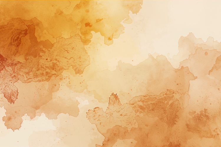 Orange Brown Watercolor Background Wallpaper example image 1