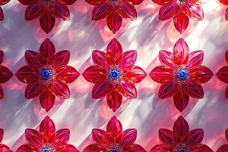 Crystal Flower Background example image 1