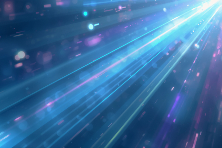 Blue Rays Background