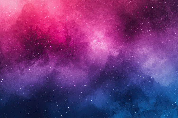 Watercolor Galaxy Background