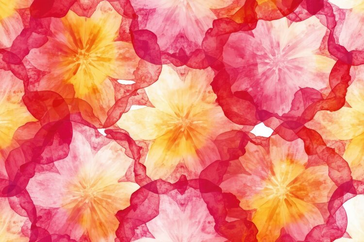 Watercolor Style Blossom Background example image 1