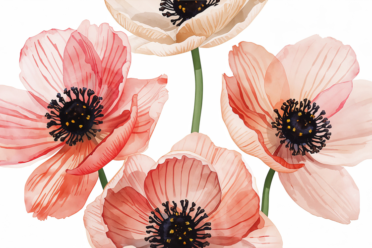 Pink Floral Background example image 1