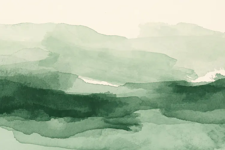 Green Watercolor Background