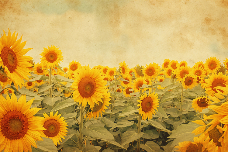 Sunflower Field Background Wallpaper