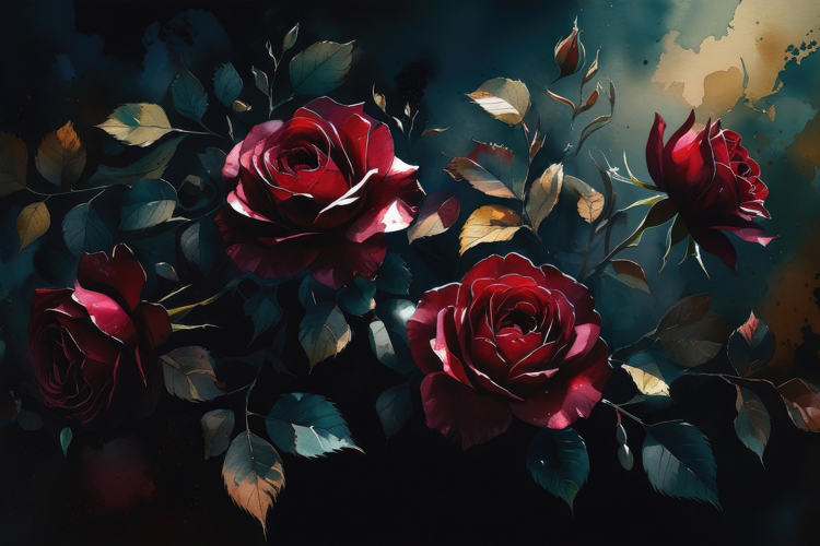 Flowers Texture Image 6
