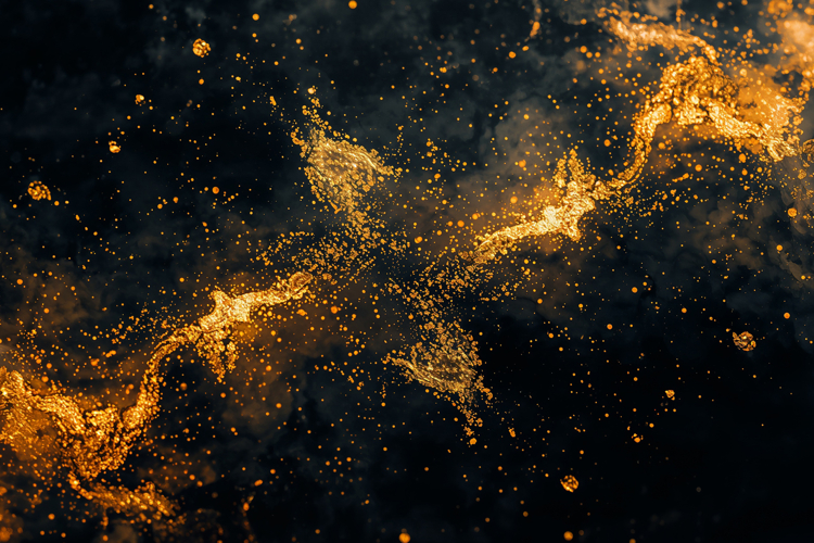 Abstract Gold Black Texture Background Wallpaper example image 1