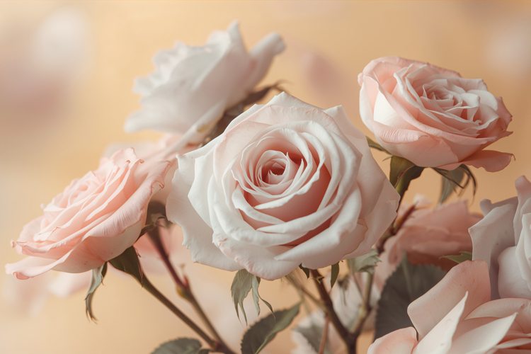 Pink Roses Background Wallpaper example image 1