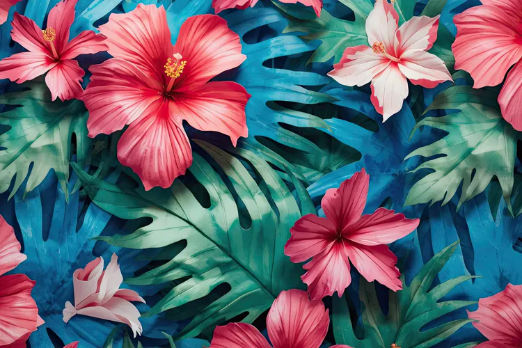 Tropical Floral Background