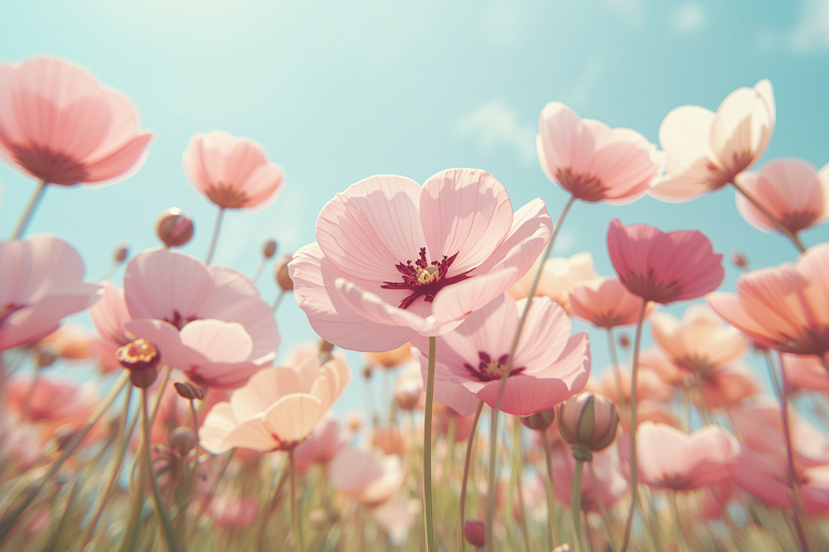 Tulip Flower Field Background Wallpaper example image 1
