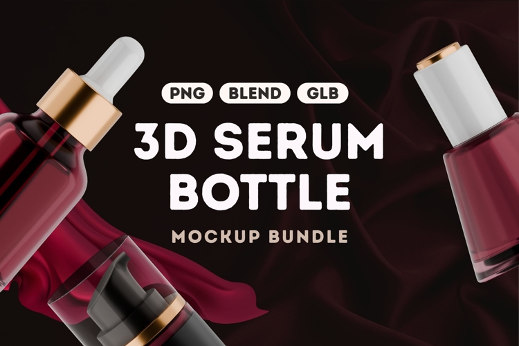 Luxury Serum Packaging Mockup