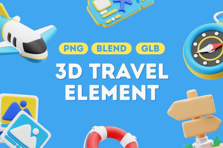 Holiday Adventure 3D Icons
