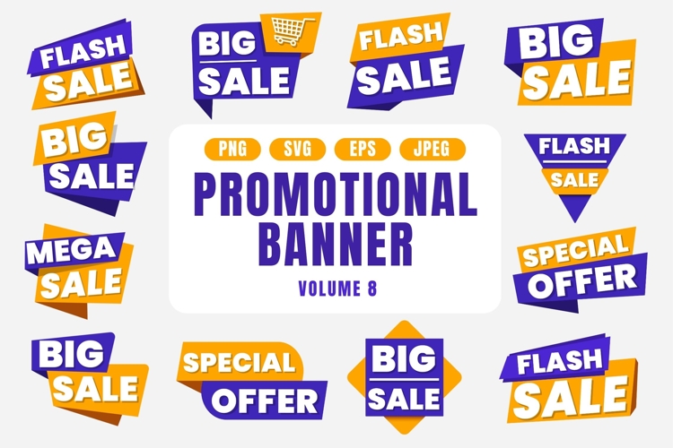 E-commerce Sale Clipart Set