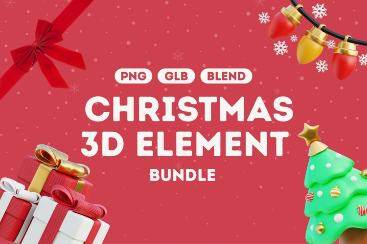 Christmas 3D Icon Set