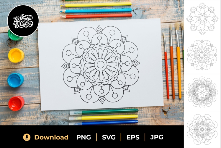 Mandala Coloring Page 02