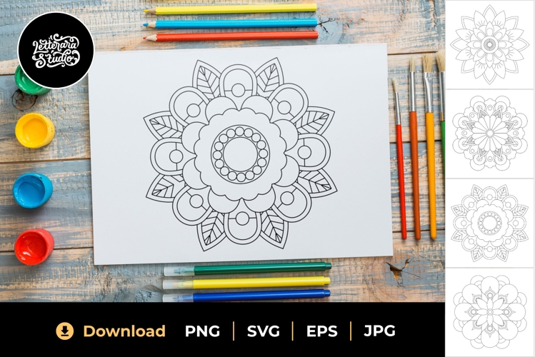 Mandala Coloring Page 04