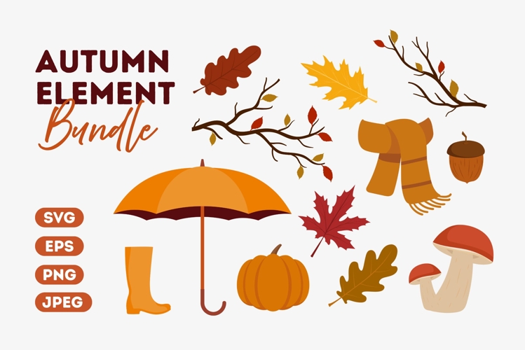Fall Leaves Vector Image 23