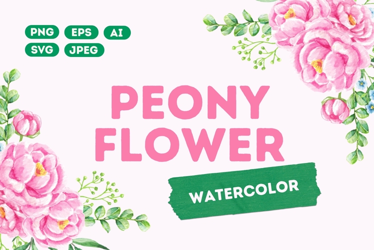 Peony Clipart Image 7