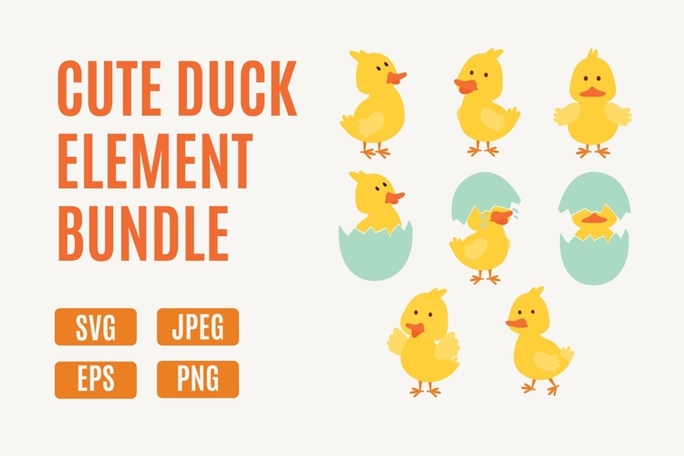 Cute Duck Clipart