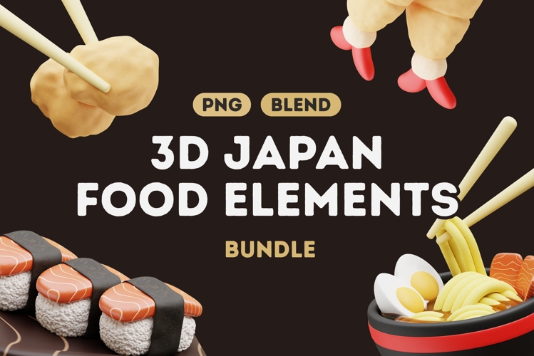 Japanese Food 3D Pack