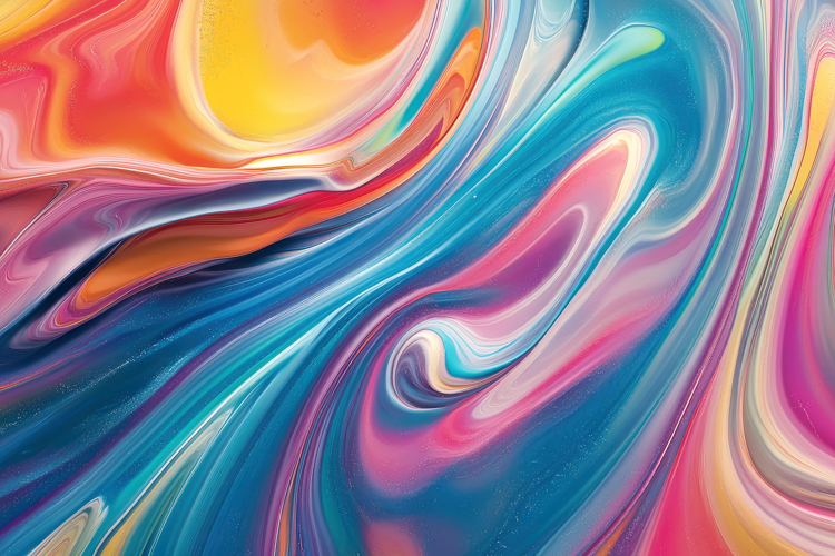 Fluid Art Abstract Background Wallpaper