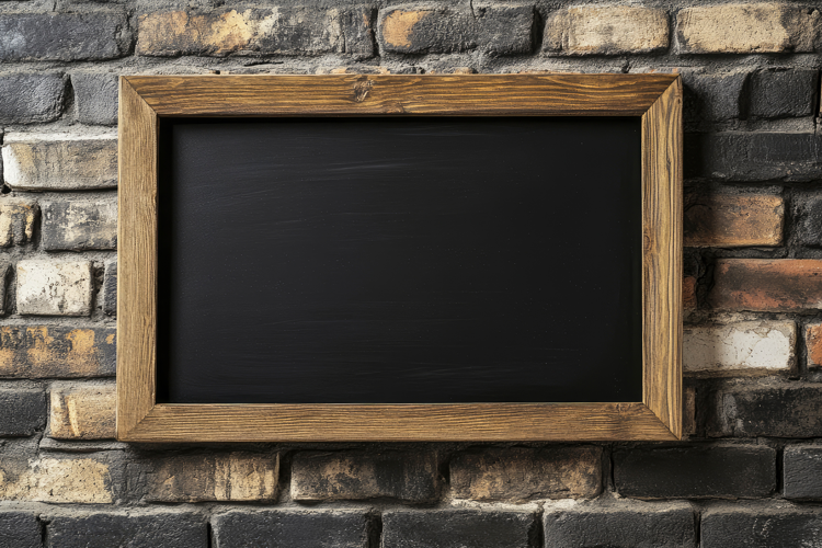 Empty Blackboard Background Wallpaper