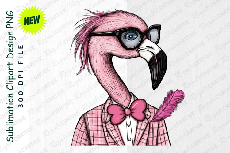 Flamingo Clipart Image 15