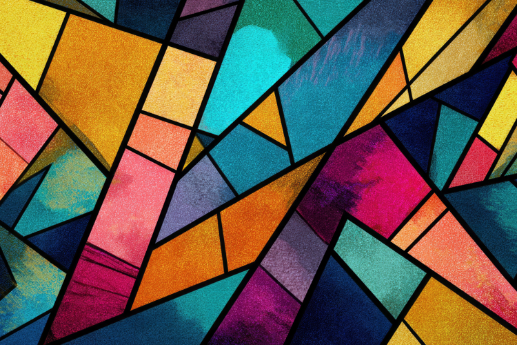 Pattern with a Multitude of Colors Background Wallpaper