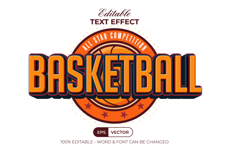 Basketball Text Effect