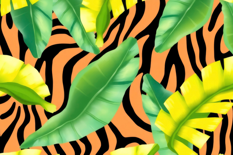 Tropical Leaves Background