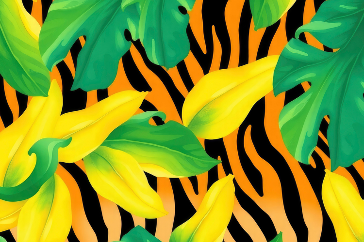 Tropical Leaves Background