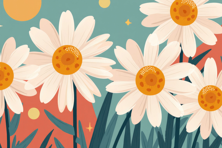 Daisy Flower Clipart Image 7
