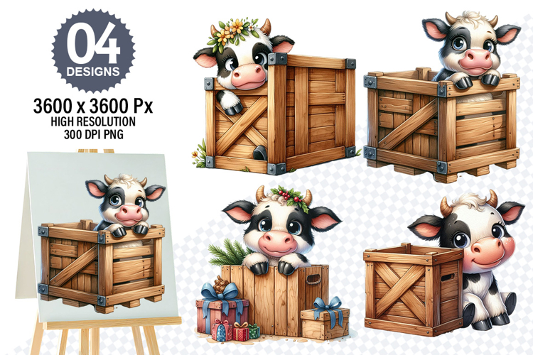Cow Face Clipart Image 17