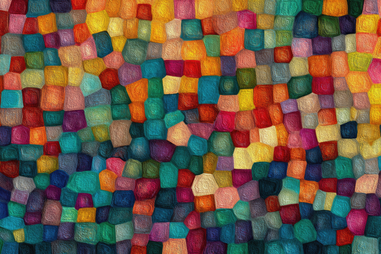 Colorful Irregular Pattern Background Wallpaper