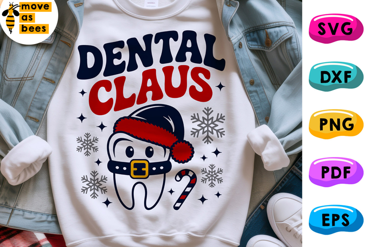 Dental Claus Svg, Png,Assistant, Dentist, Orthodontist X-mas
