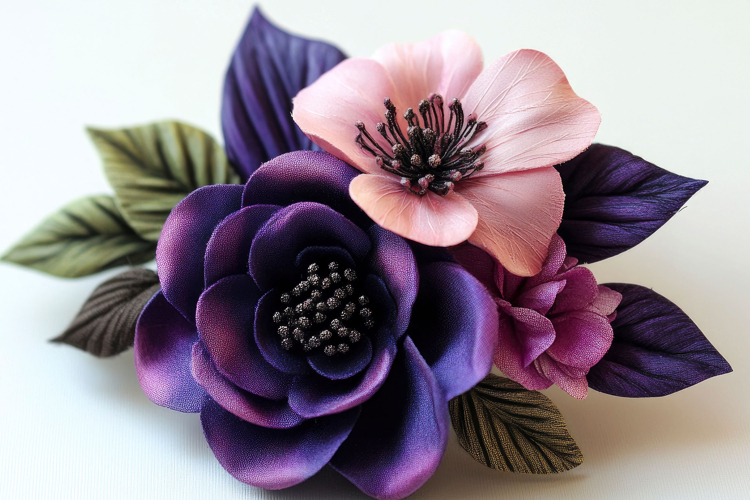 Purple Flower Clipart Image 16