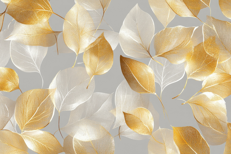 White And Gold Background Image 16