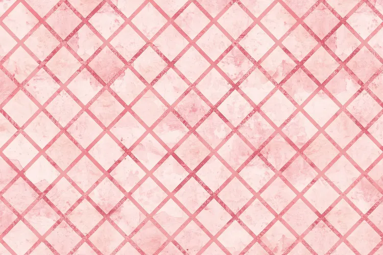 Pink Watercolor Grid Pattern Background Wallpaper