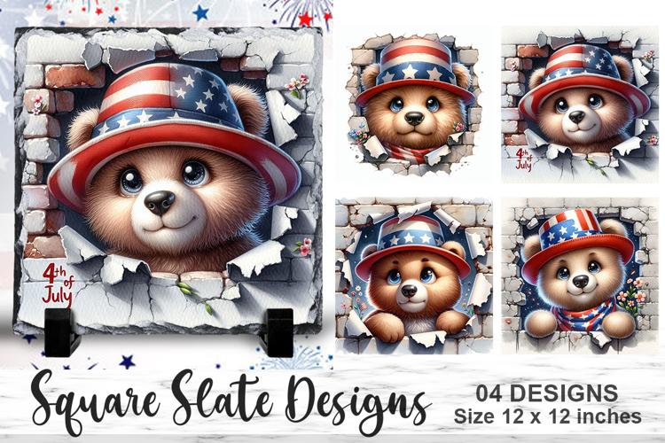 American Flag Clipart Image 16