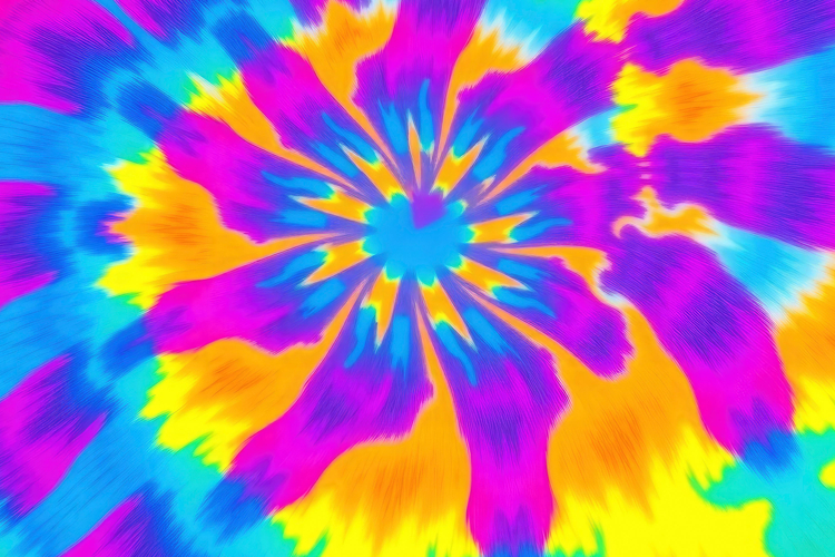 Spiral Tie Dye Pattern Background