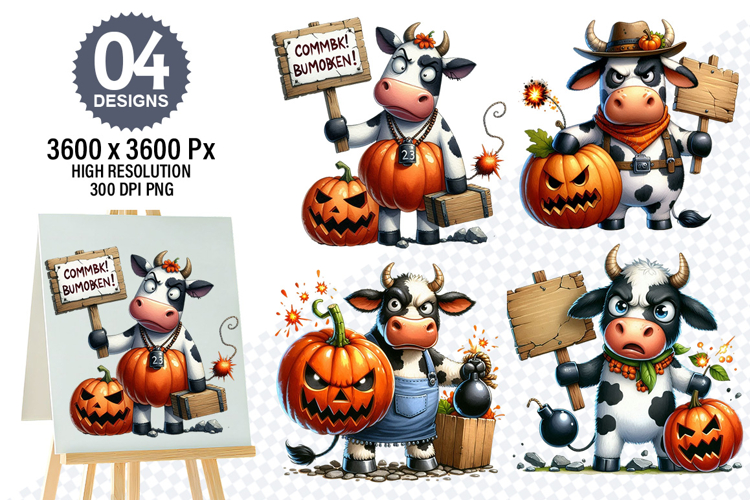 Cow Face Clipart Image 23