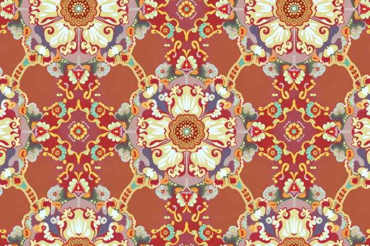 Damask Pattern Background