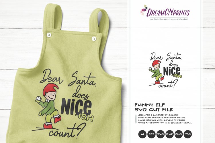 Dear Santa SVG | Does Nice-ish Count example image 1