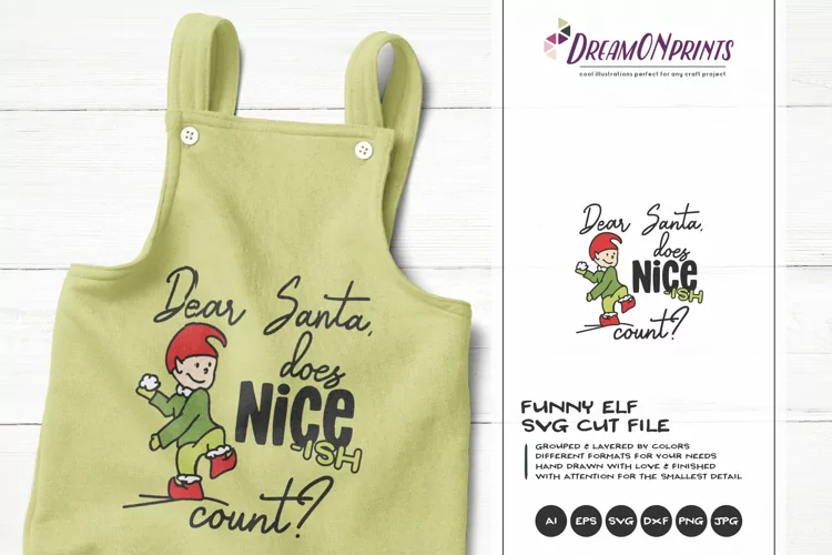 Dear Santa SVG | Does Nice-ish Count