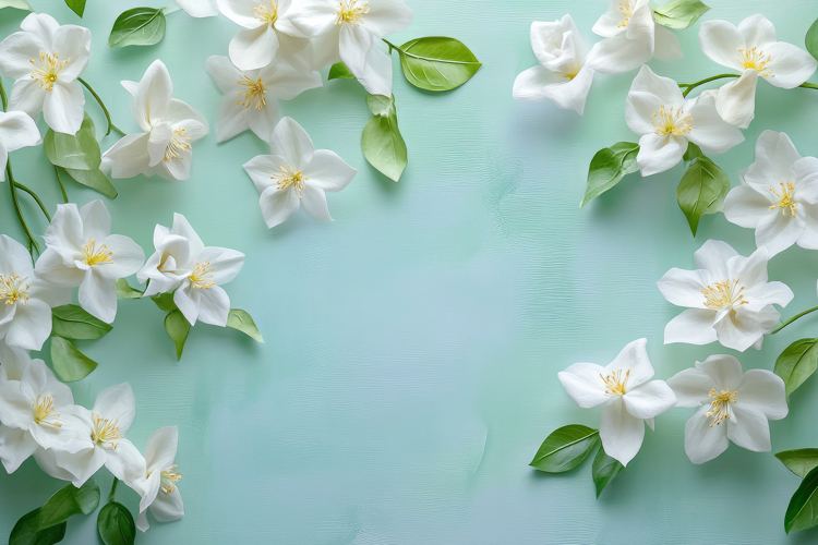Common Jasmine Background Wallpaper
