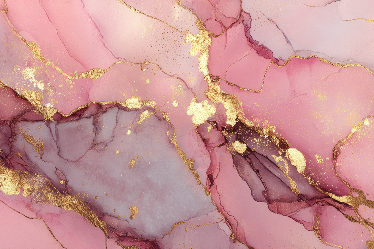 Pink And Gold Background Image 4
